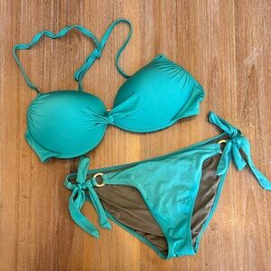 Teal Bikini Set Victoria Secret